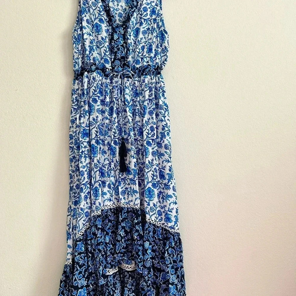 Tommy Bahama Midi Hi Lo Dress | size M - Picture 2 of 9